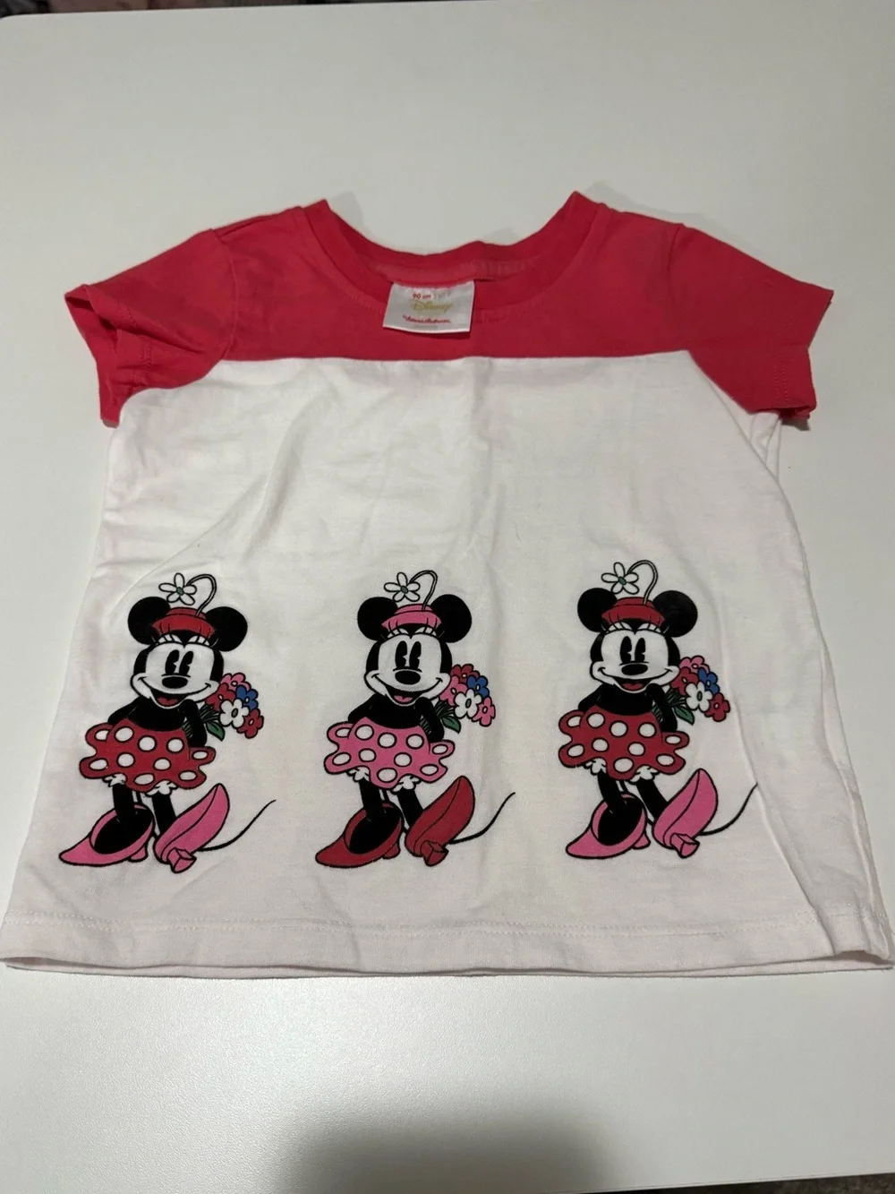 Disney + Hannah Anderson Minnie Mouse Triple Print Short Sleeve Tee